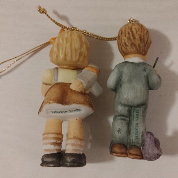 Goebel 1997 Figures x2 BERTA HUMMEL Christmas Ornaments - Picture 2 of 7